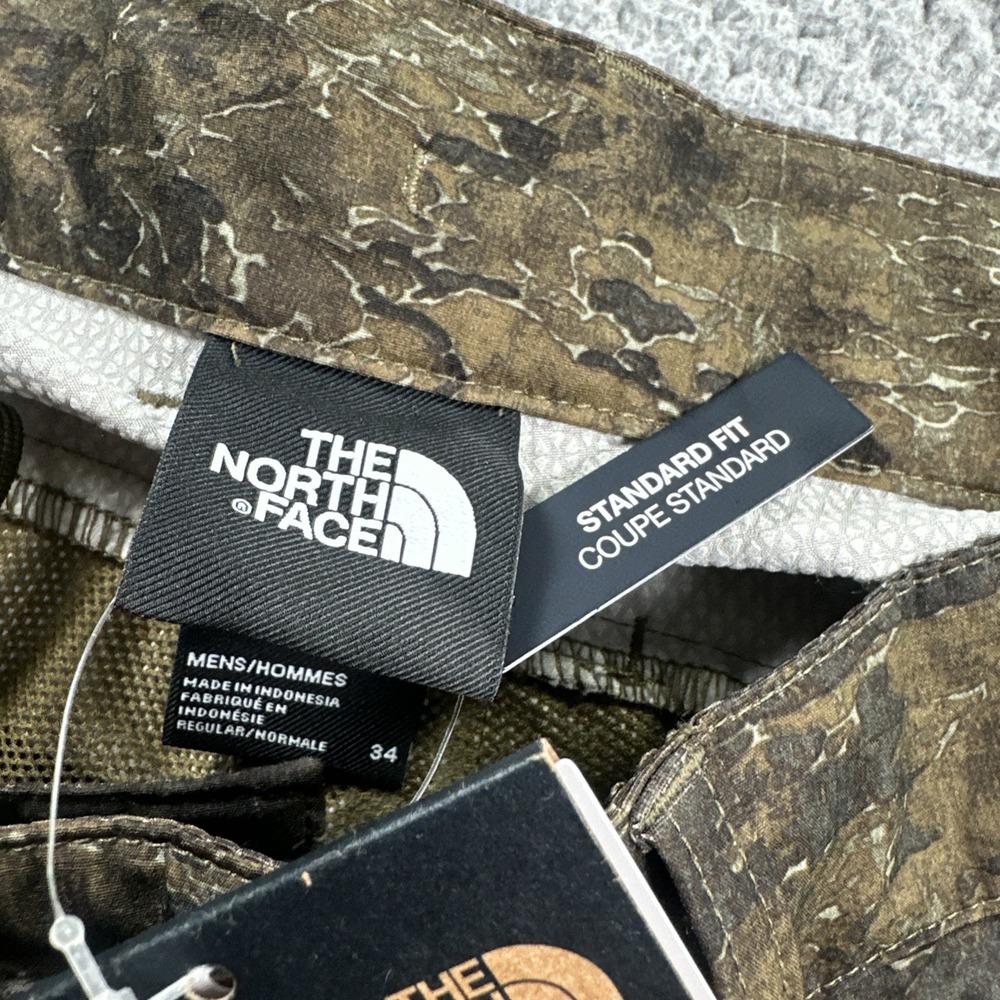 NWT The North Face Rolling Sun Packable Hybrid Shorts Men 34 Camo Hiking Travel - Picture 3 of 16